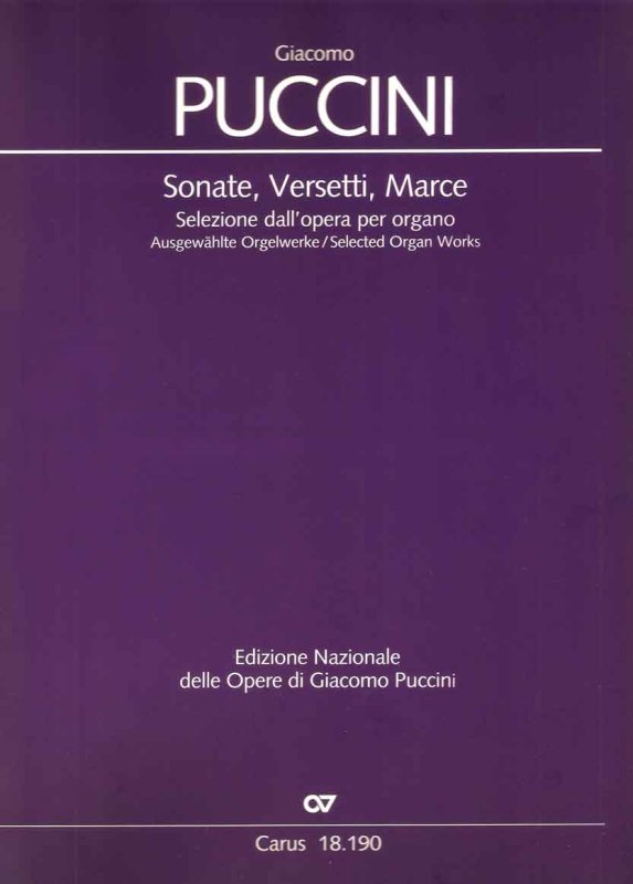 Puccini Orgelwerke